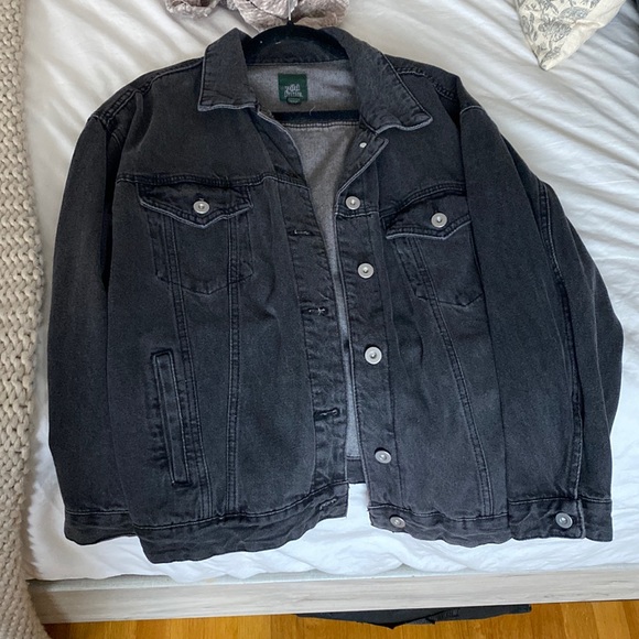Jackets & Blazers - Oversized black denim jacket